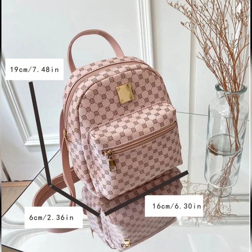 NWT. Small Backpack. Purse. Bag. Pink Purse. Compact Purse. Stylish Bag. Fashion
